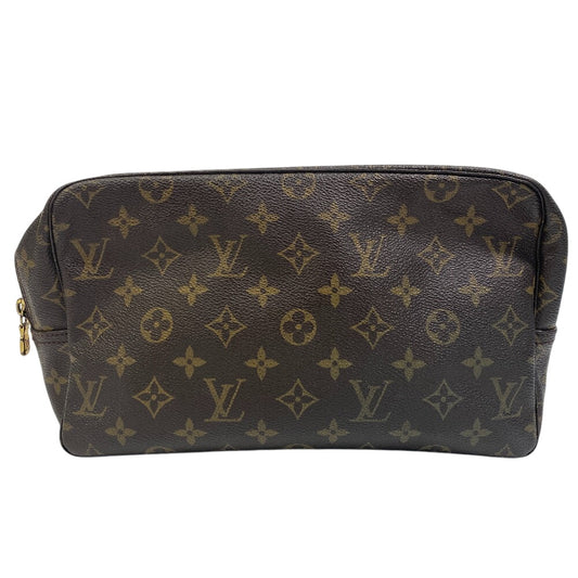LOUIS VUITTON business bag M47522 Monogram, Leather Brown Monogram Truth Cracking Ty 28