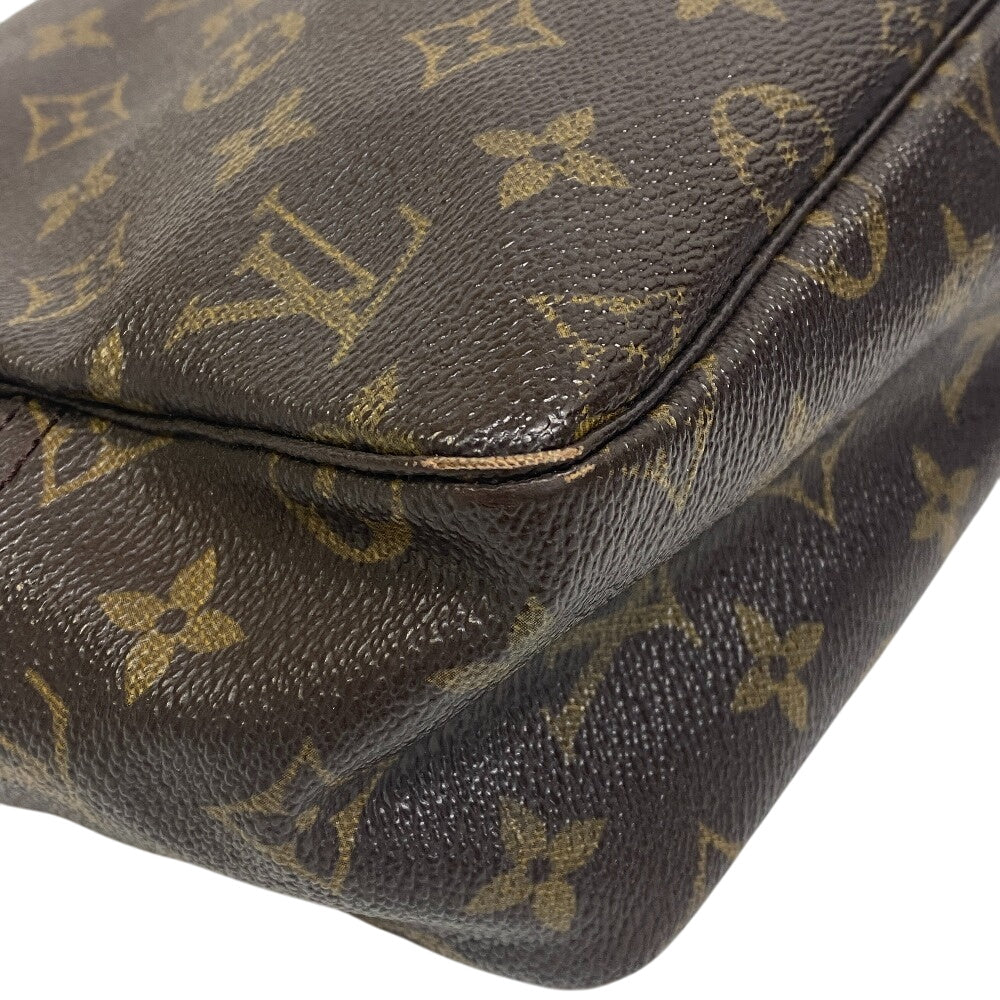 LOUIS VUITTON business bag M47522 Monogram, Leather Brown Monogram Truth Cracking Ty 28