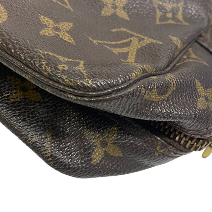 LOUIS VUITTON business bag M47522 Monogram, Leather Brown Monogram Truth Cracking Ty 28