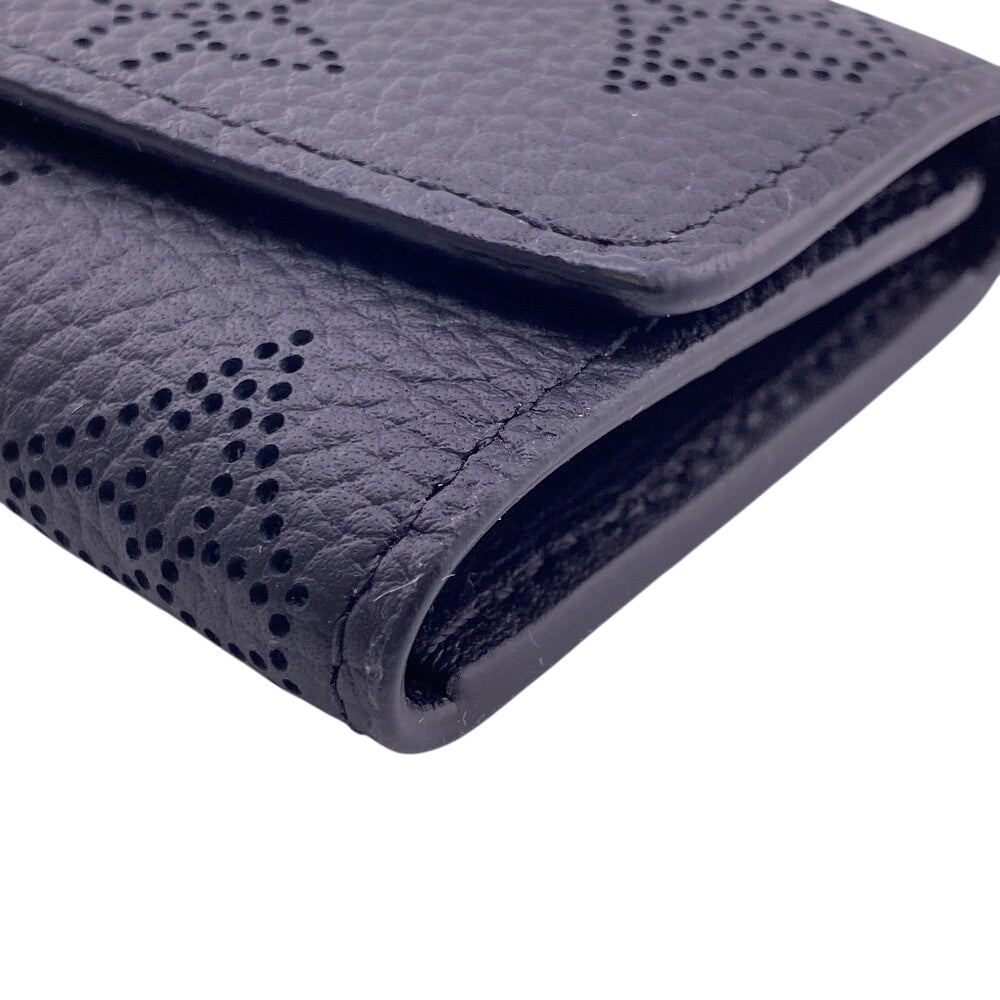LOUIS VUITTON Key case Key holder  M64054 Monogram Mahina black Monogram Mahina Multicles4