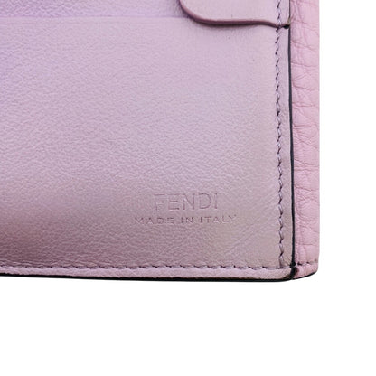 FENDI Bifold Wallet 8M0438 leather pink Peekaboo