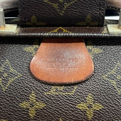 LOUIS VUITTON Business bag M53305 leather Brown Monogram Fermoire