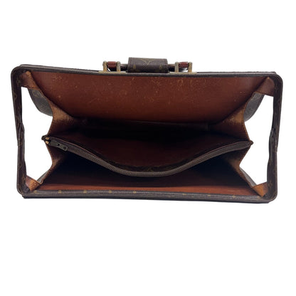 LOUIS VUITTON Business bag M53305 leather Brown Monogram Fermoire