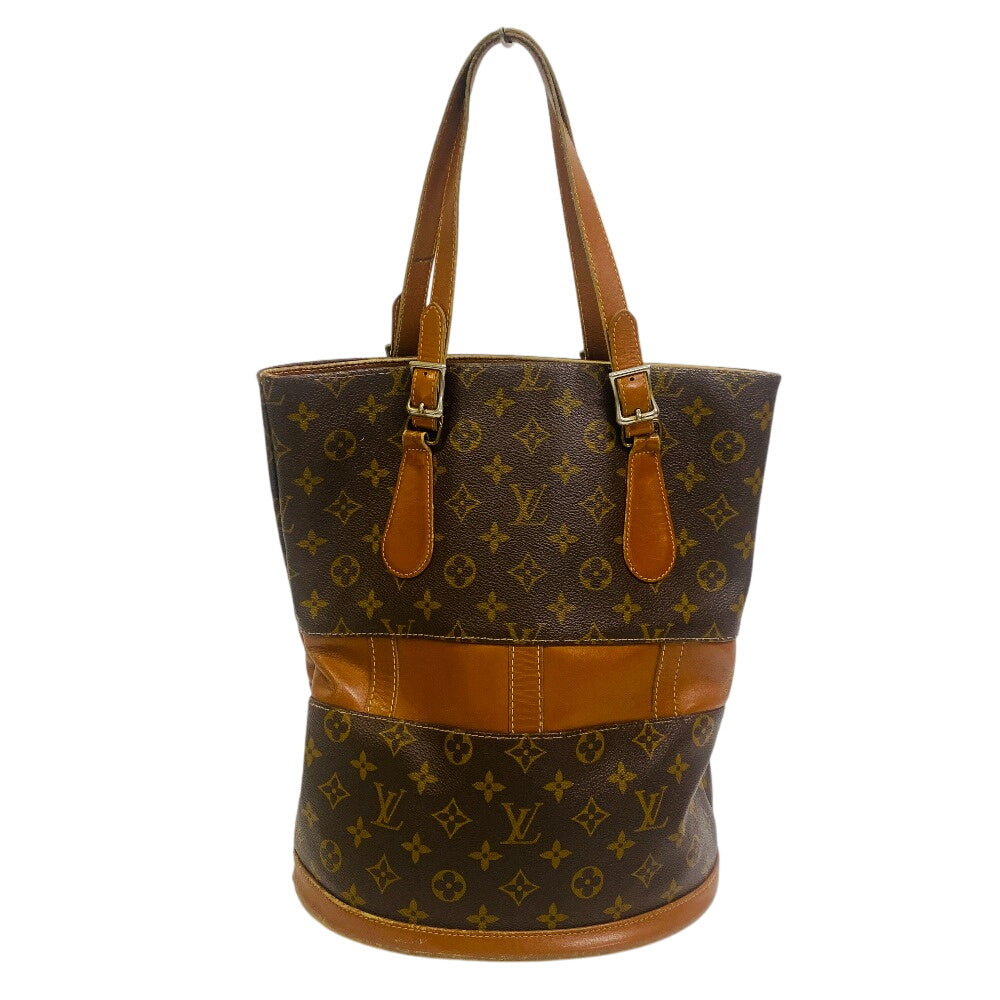LOUIS VUITTON Tote Bag T42236 Monogram Brown Monogram BucketGM