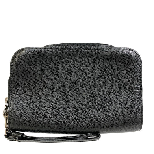 LOUIS VUITTON business bag M30182 Taiga black Taiga Baikal