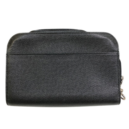 LOUIS VUITTON business bag M30182 Taiga black Taiga Baikal