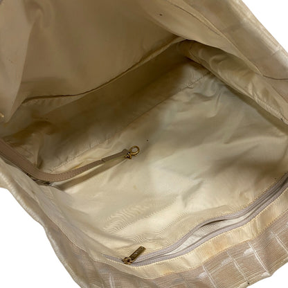 CHANEL Tote Bag canvas beige New Travel Line Tote Bag MM