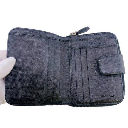 PRADA Bifold Wallet leather black