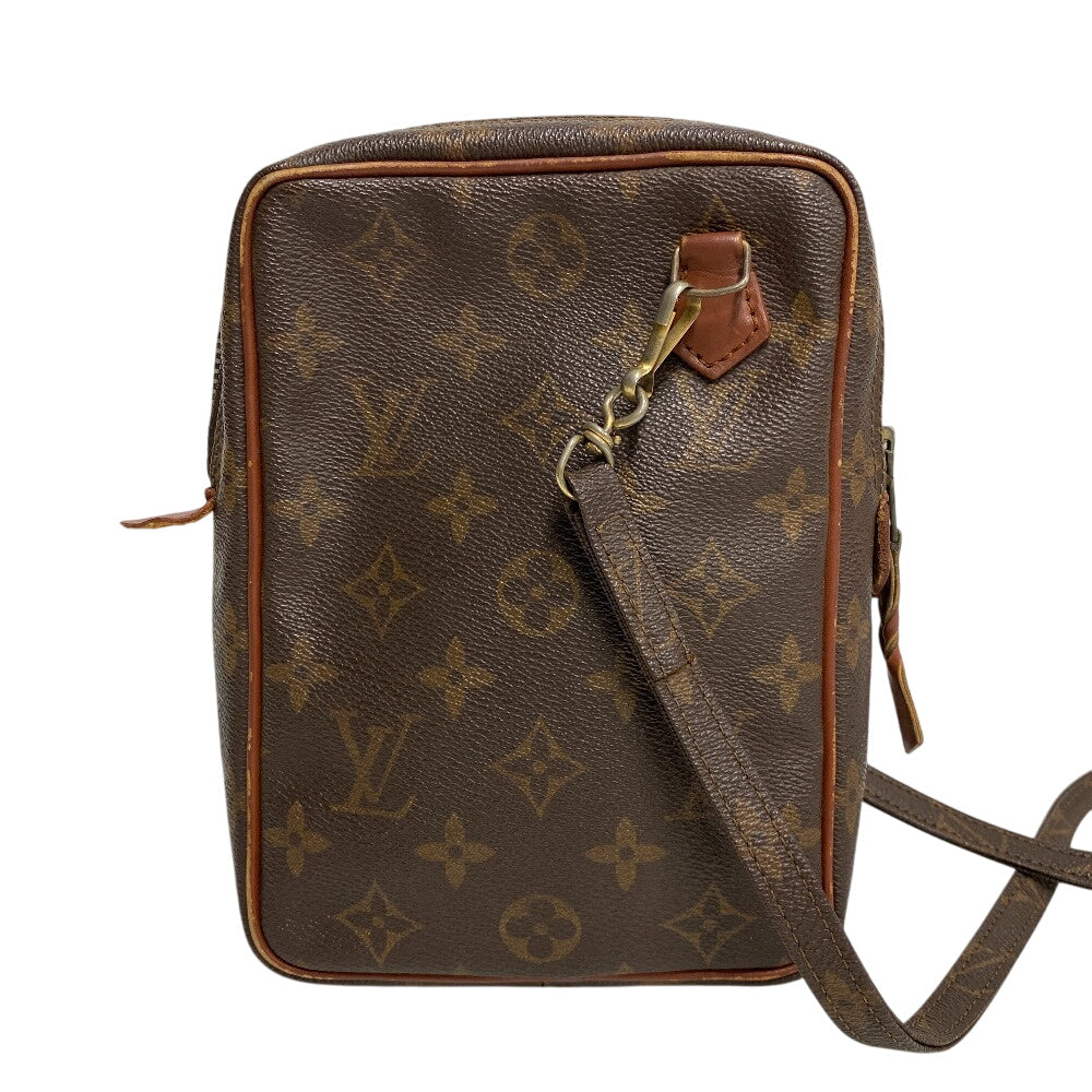 LOUIS VUITTON Shoulder Bag M3552 leather Brown Monogram Danube