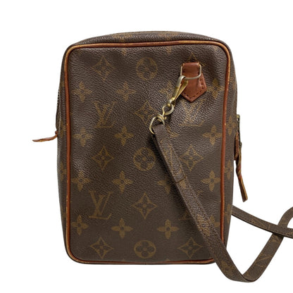 LOUIS VUITTON Shoulder Bag M3552 leather Brown Monogram Danube