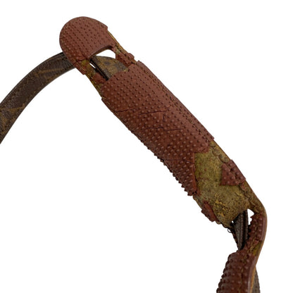 LOUIS VUITTON Shoulder Bag M3552 leather Brown Monogram Danube