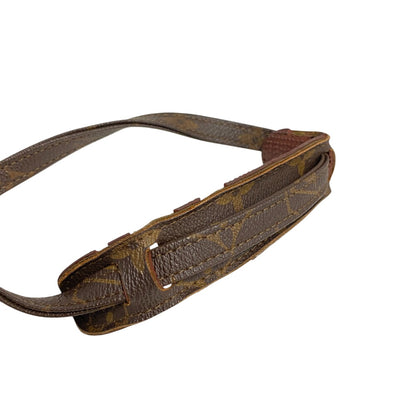 LOUIS VUITTON Shoulder Bag M3552 leather Brown Monogram Danube