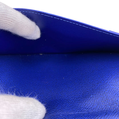 LOUIS VUITTON Long Wallet Purse M30559 Taiga blue Taiga Portefeuille Braza