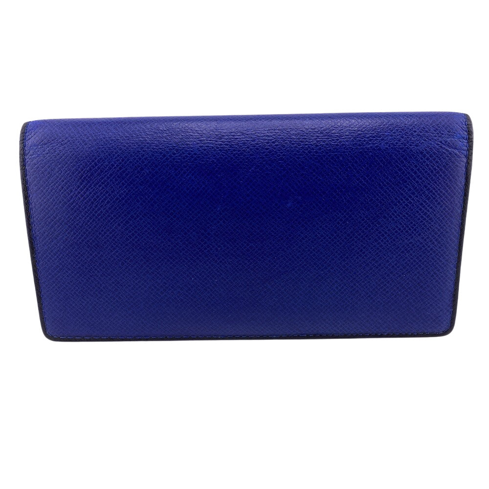 LOUIS VUITTON Long Wallet Purse M30559 Taiga blue Taiga Portefeuille Braza