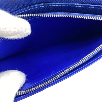 LOUIS VUITTON Long Wallet Purse M30559 Taiga blue Taiga Portefeuille Braza