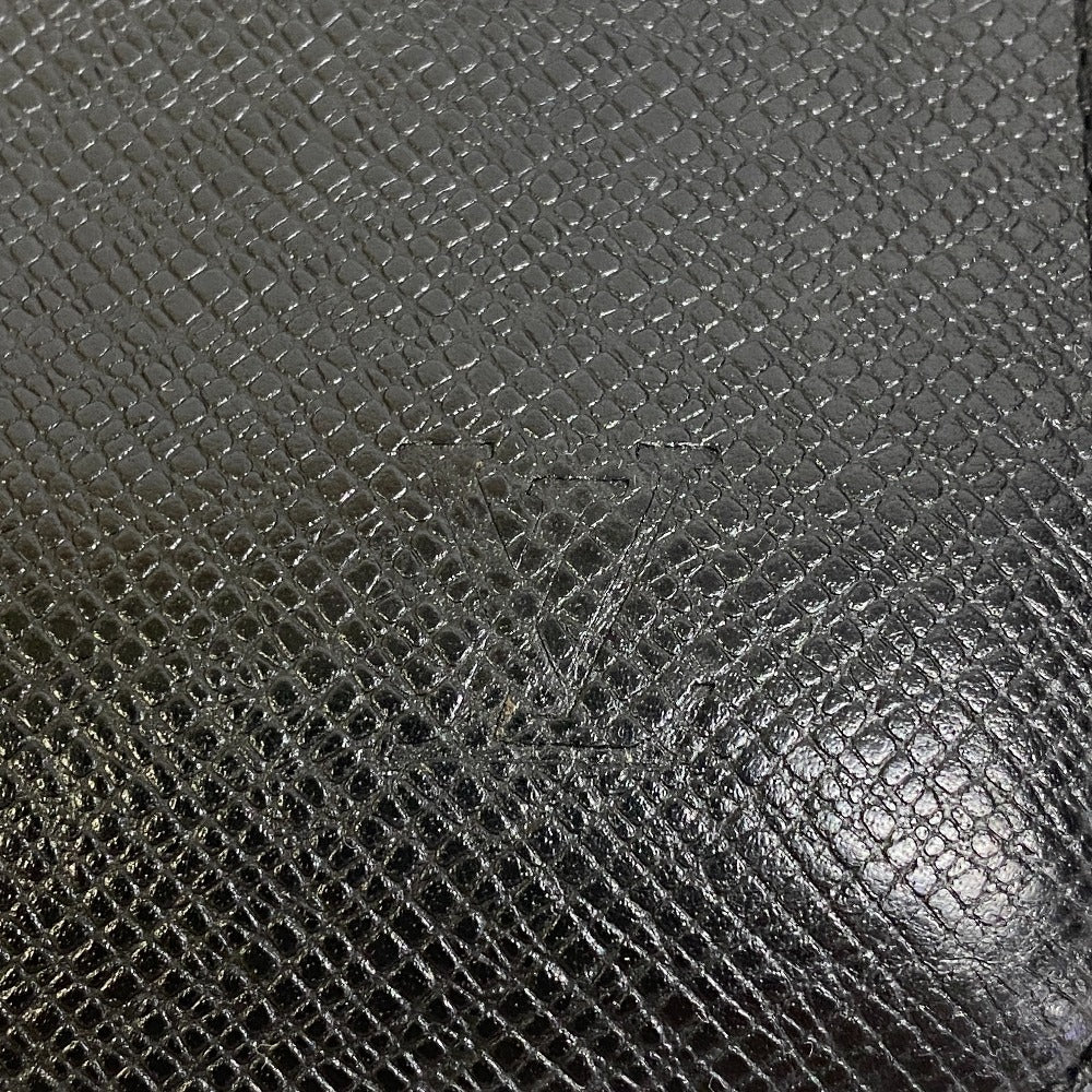 LOUIS VUITTON Clutch bag M30782 Taiga black Taiga Selenga