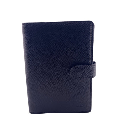 LOUIS VUITTON Notebook cover R20426 Taiga black Taiga Agenda PM