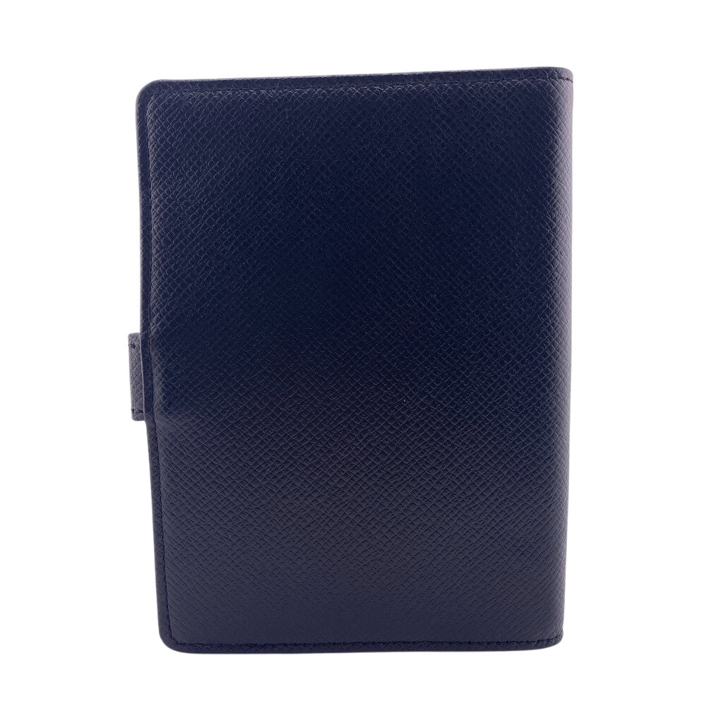 LOUIS VUITTON Notebook cover R20426 Taiga black Taiga Agenda PM