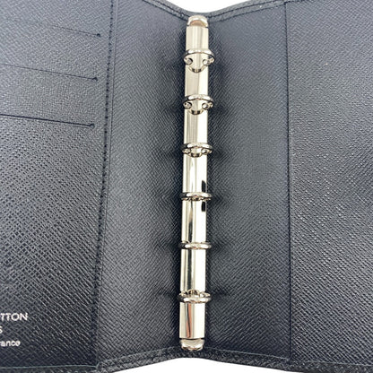 LOUIS VUITTON Notebook cover R20426 Taiga black Taiga Agenda PM
