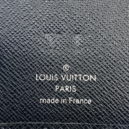 LOUIS VUITTON Notebook cover R20426 Taiga black Taiga Agenda PM