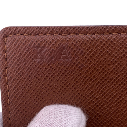 LOUIS VUITTON Long Wallet Purse M61734 leather Brown Monogram Portefeuille Sarah