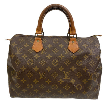 LOUIS VUITTON Mini Boston Duffel bag M41526 leather Brown Monogram Speedy 30
