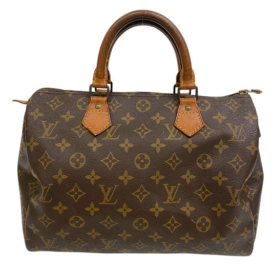 LOUIS VUITTON Mini Boston Duffel bag M41526 leather Brown Monogram Speedy 30
