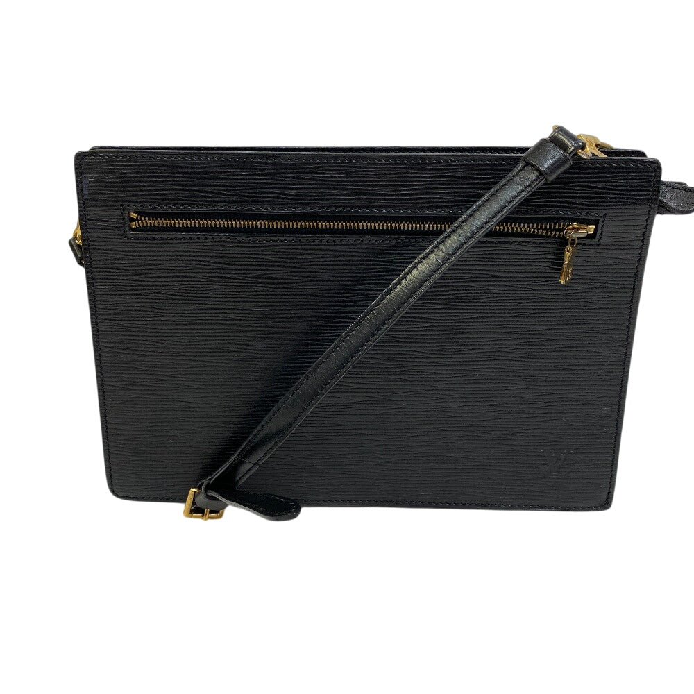 LOUIS VUITTON Shoulder Bag M52112 Epi Leather black Epi Enghien