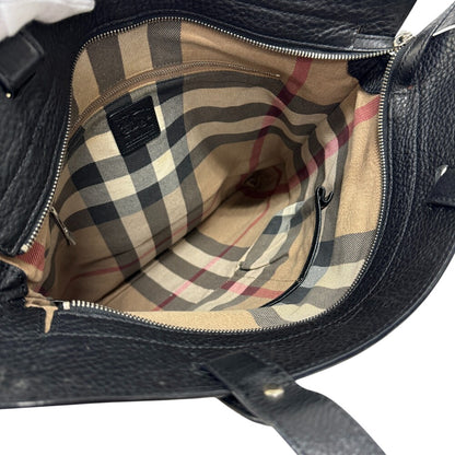 BURBERRY Tote Bag Nylon purple Hose Pattern Nova Check