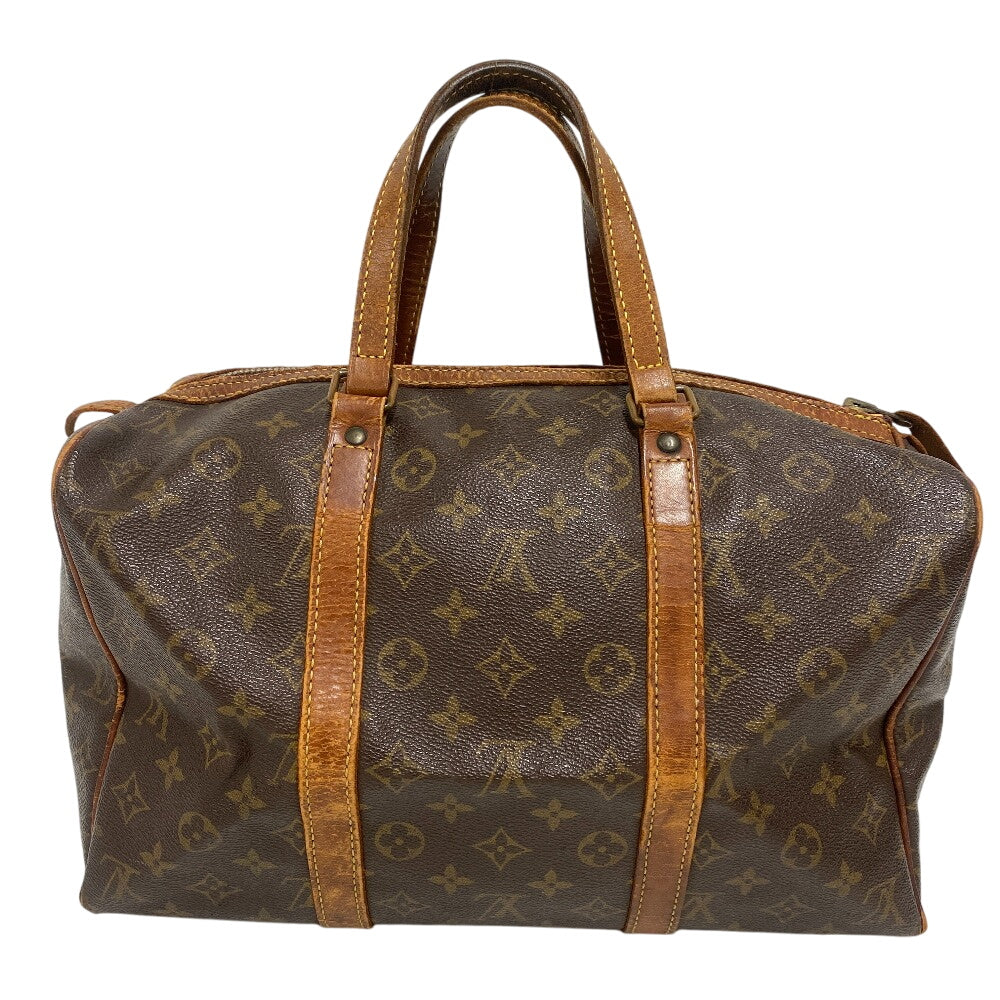 LOUIS VUITTON Mini Boston Duffel bag M41626 leather Brown Monogram Sac spool35