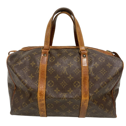 LOUIS VUITTON Mini Boston Duffel bag M41626 leather Brown Monogram Sac spool35