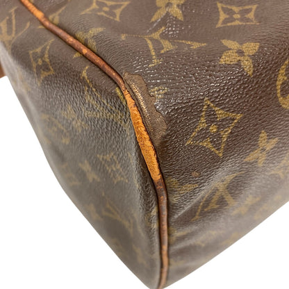 LOUIS VUITTON Mini Boston Duffel bag M41626 leather Brown Monogram Sac spool35
