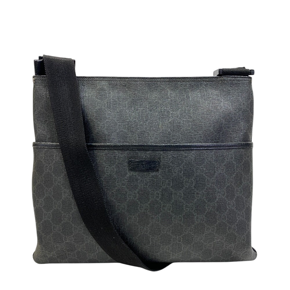 GUCCI Shoulder Bag 162904 GG Supreme Canvas black GG