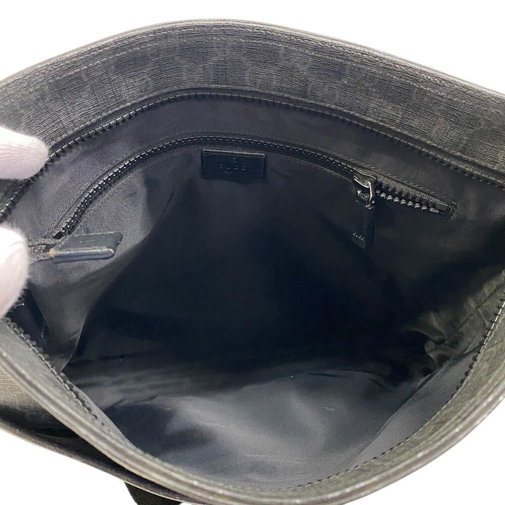 GUCCI Shoulder Bag 162904 GG Supreme Canvas black GG