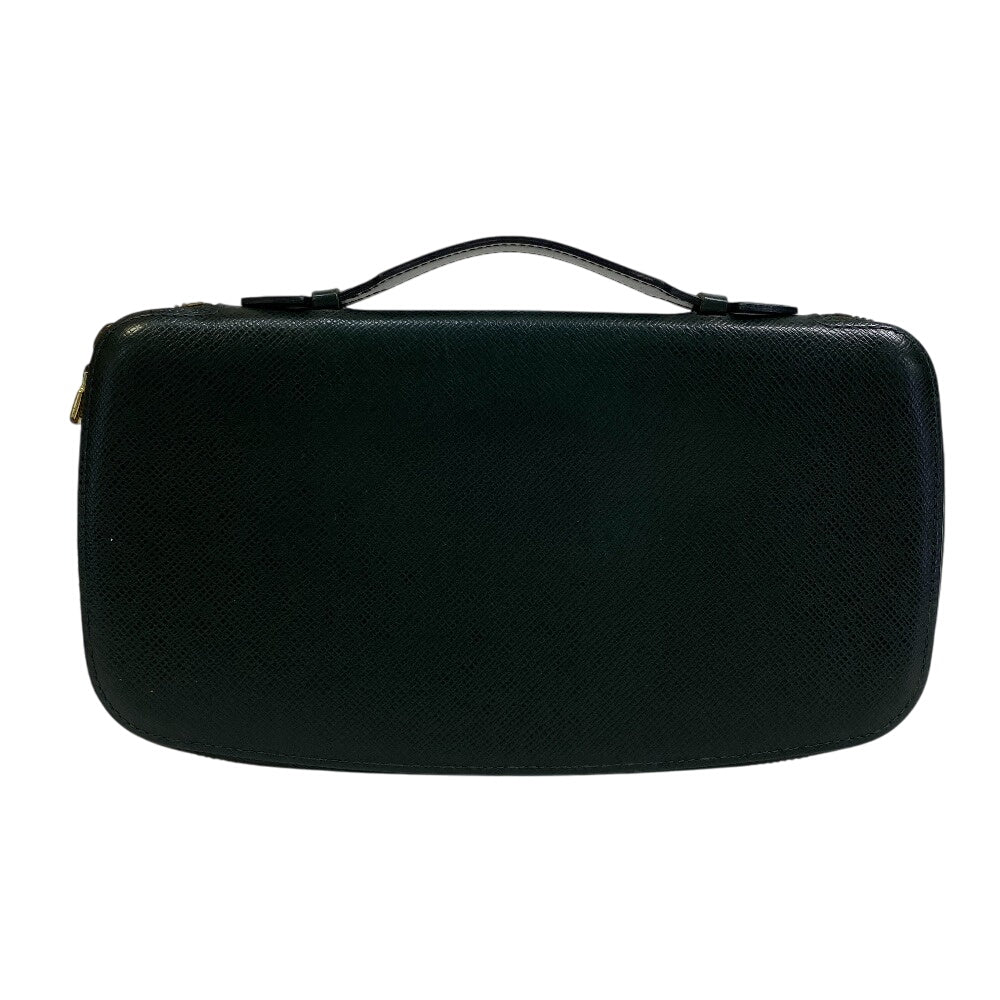 LOUIS VUITTON Long Wallet Purse M30654 leather green Taiga Atoll