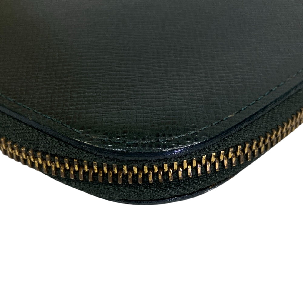 LOUIS VUITTON Long Wallet Purse M30654 leather green Taiga Atoll