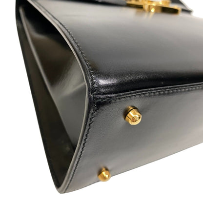 GUCCI Handbag leather black Ready lock