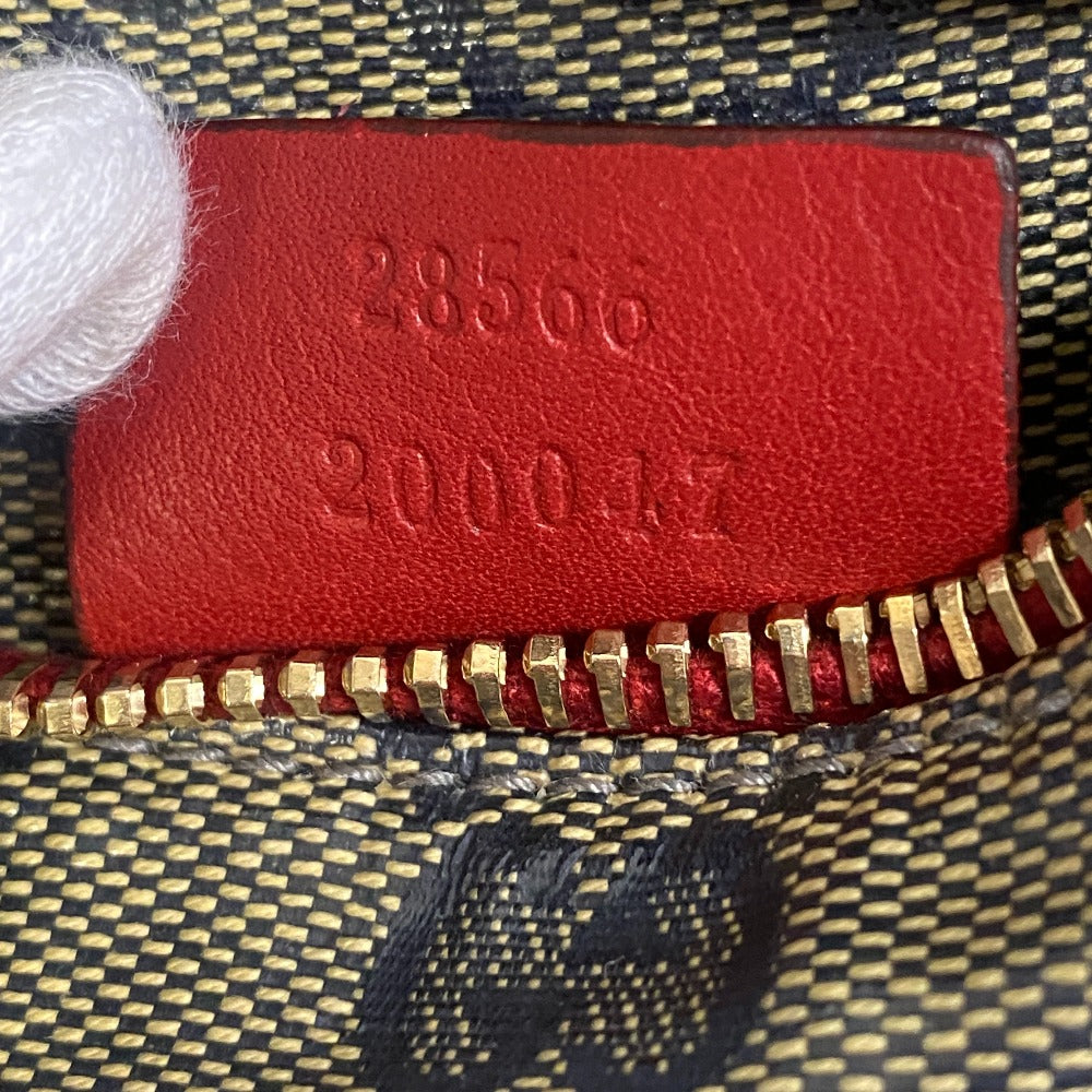 GUCCI Waist bag 28566 GG Supreme Canvas Red GG Supreme Shelley