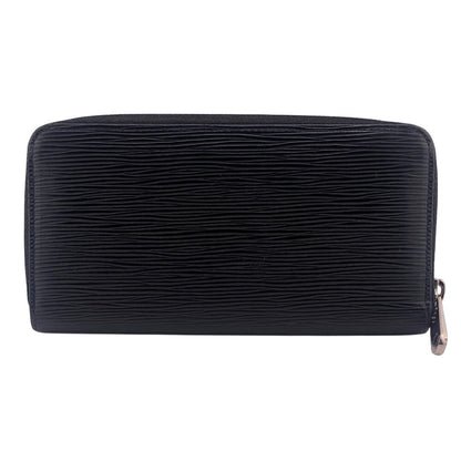 LOUIS VUITTON Long Wallet Purse M61857 leather black Epi Zippy wallet