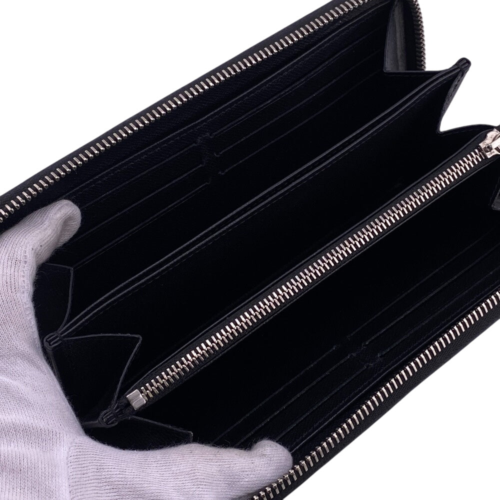 LOUIS VUITTON Long Wallet Purse M61857 leather black Epi Zippy wallet