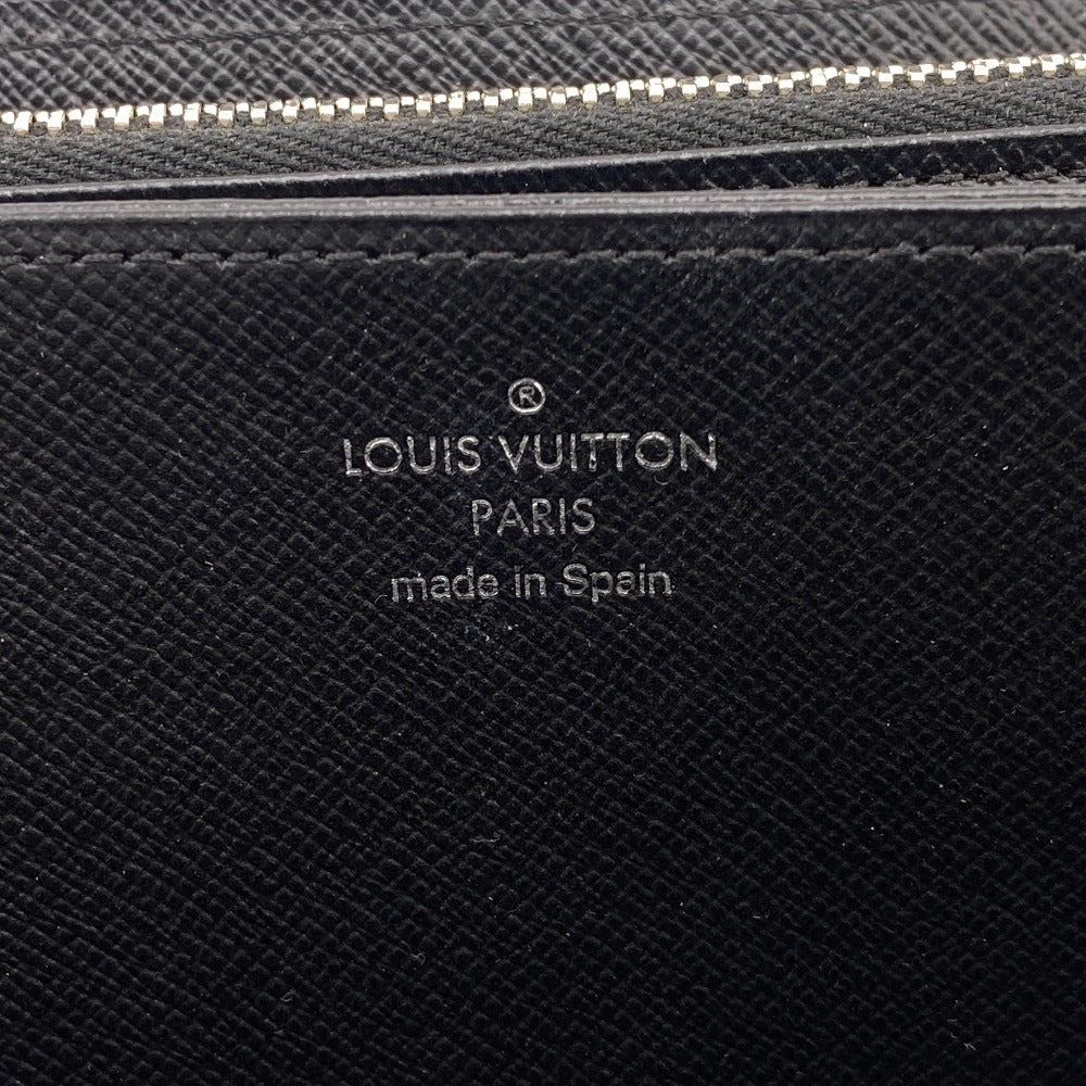 LOUIS VUITTON Long Wallet Purse M61857 leather black Epi Zippy wallet