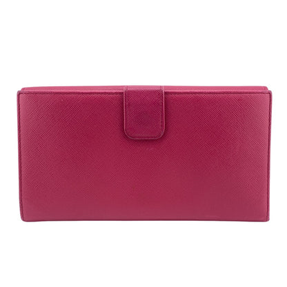 PRADA Long Wallet Purse PVC pink