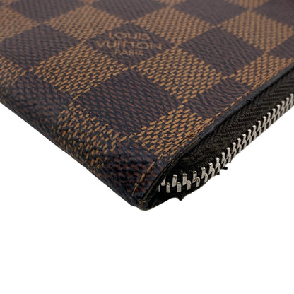 LOUIS VUITTON Coin case N63279 leather Brown Damier Ebene Portemone NM