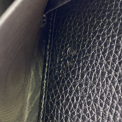 GUCCI Long Wallet Purse 598187 leather black Soho
