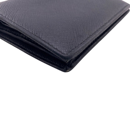 PRADA Bifold Wallet 1MV204 Leather, Saffiano NERO