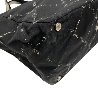 CHANEL Tote Bag Nylon black Former Travelline MM