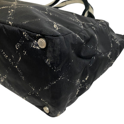 CHANEL Tote Bag Nylon black Former Travelline MM