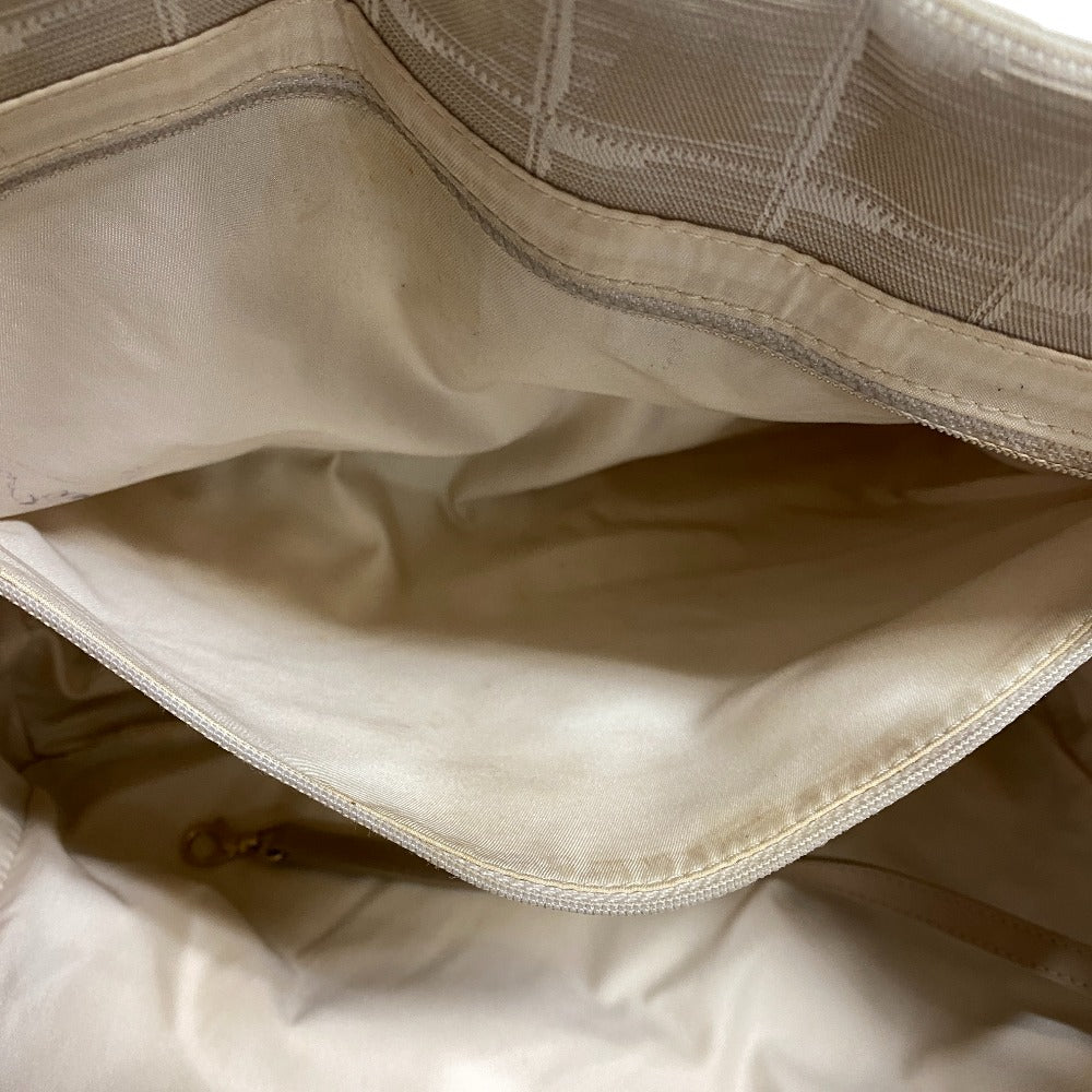 CHANEL Tote Bag Canvas, Leather beige New Travel Line MM