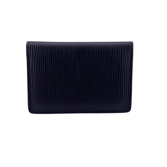 LOUIS VUITTON Card Case M63582 Epi Leather black Epi Organizer du Poch