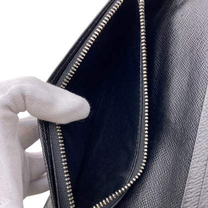 LOUIS VUITTON Long Wallet Purse M60622 Epi Leather black Epi Portefeuille Brazza